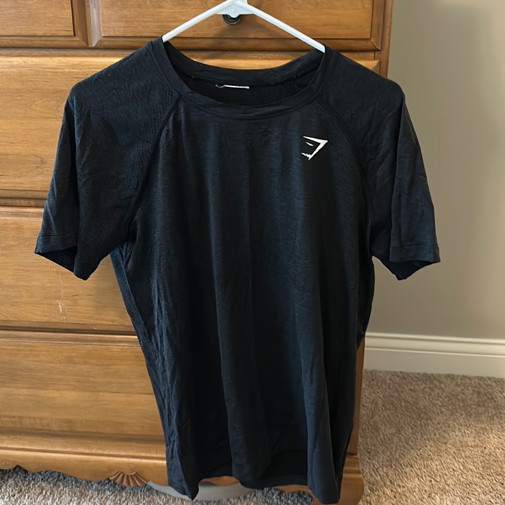 Women’s Gymshark Vital Seamless 2.0 Light T-Shirt - Black Marl (L)